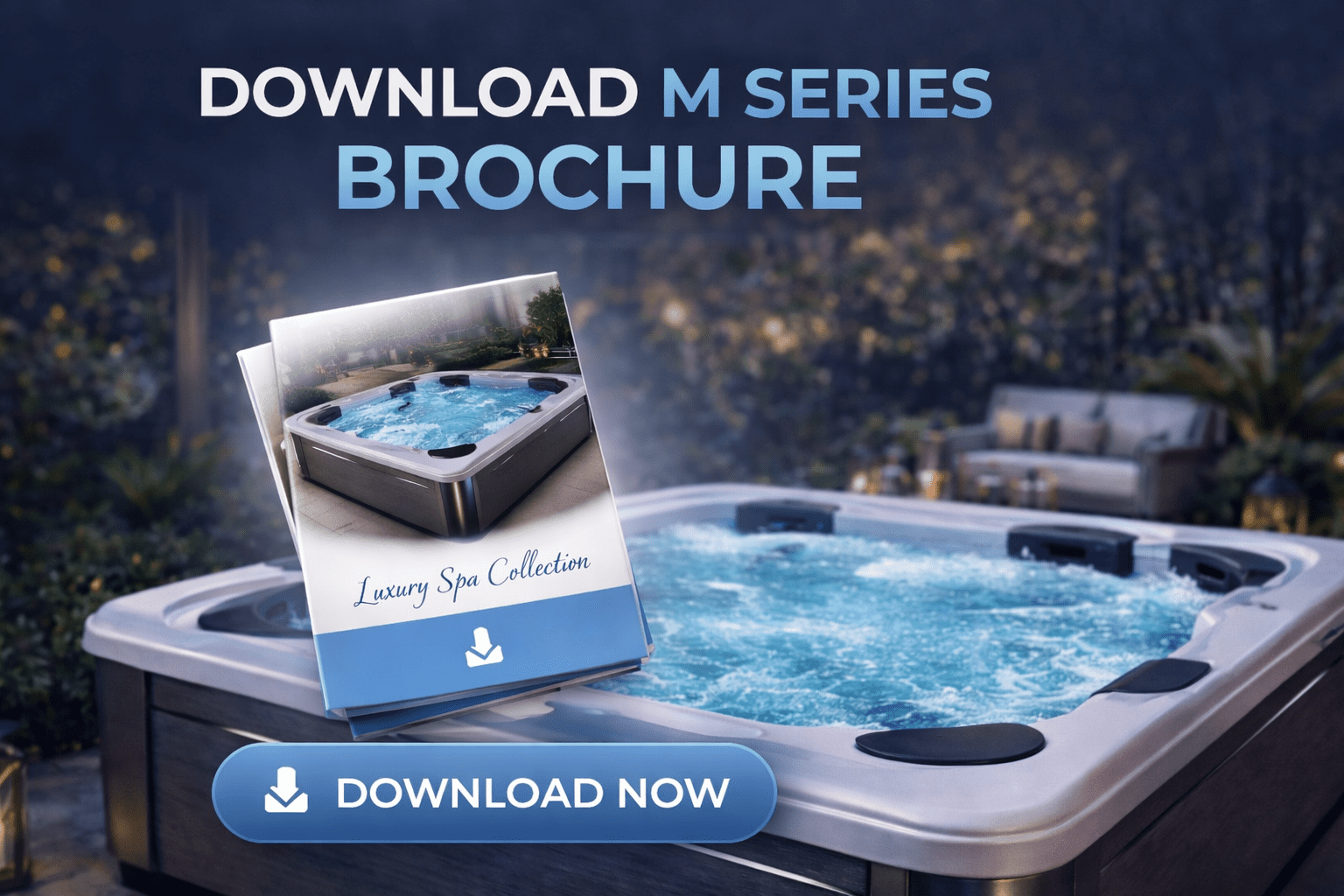 M Series hot tub brochure