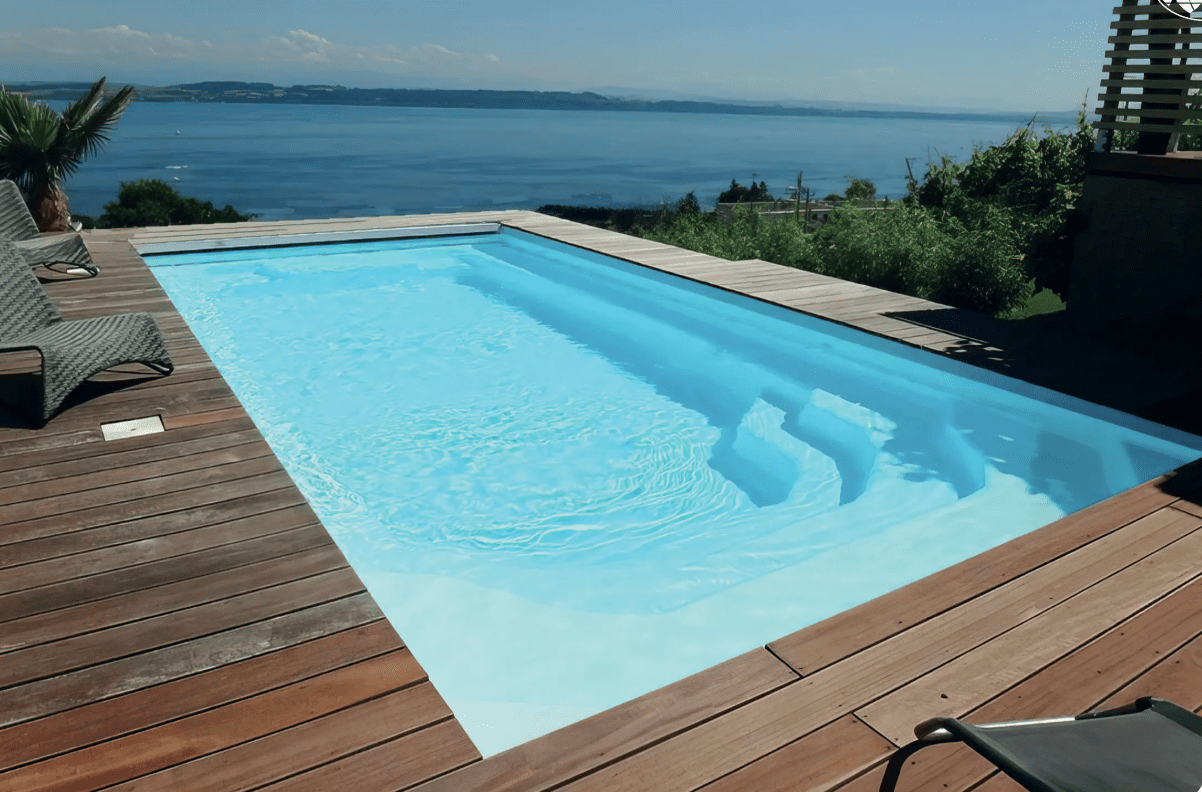 Obella fibreglass swimming pool